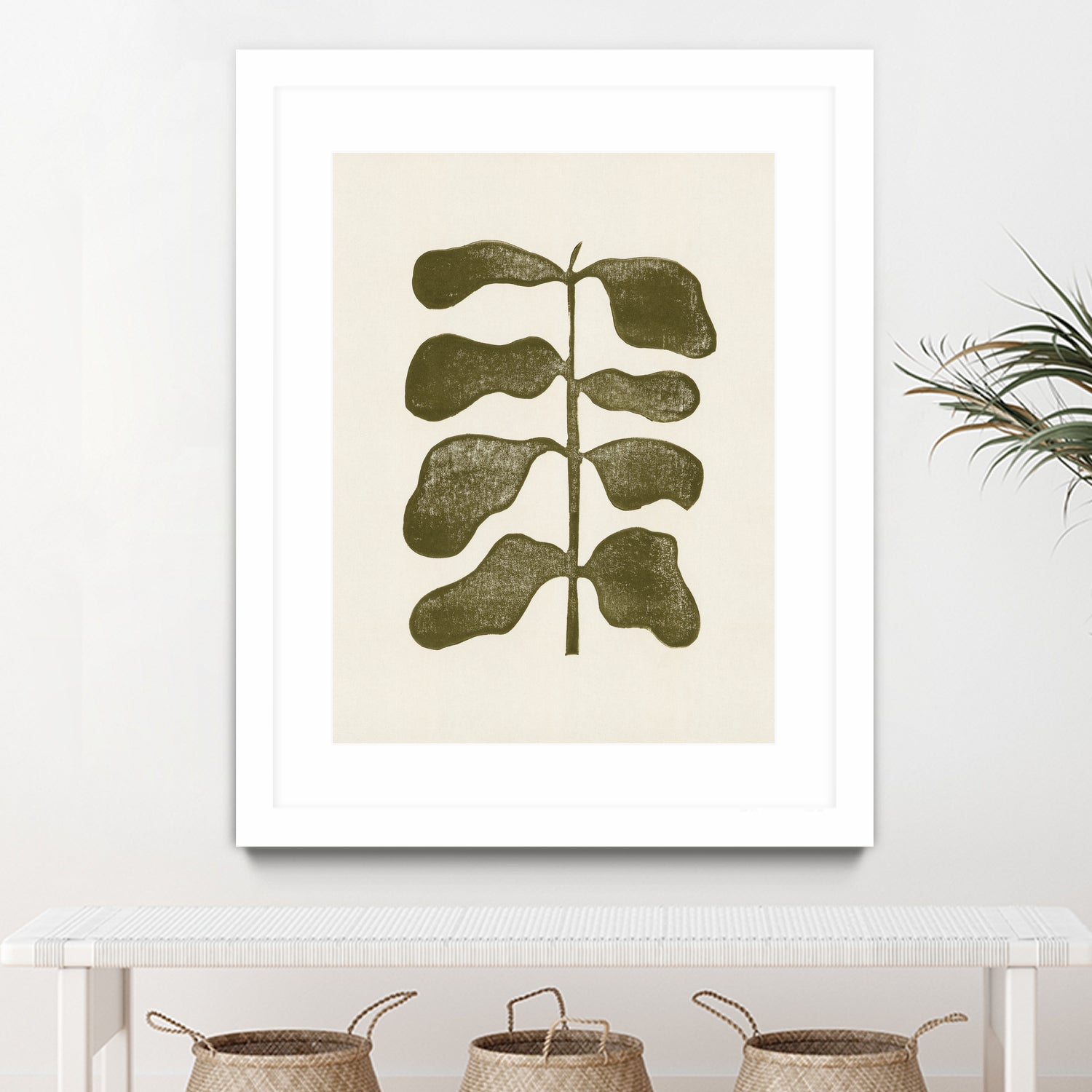 Linocut Plant by Alisa Galitsyna on GIANT ART - 7143 illustration