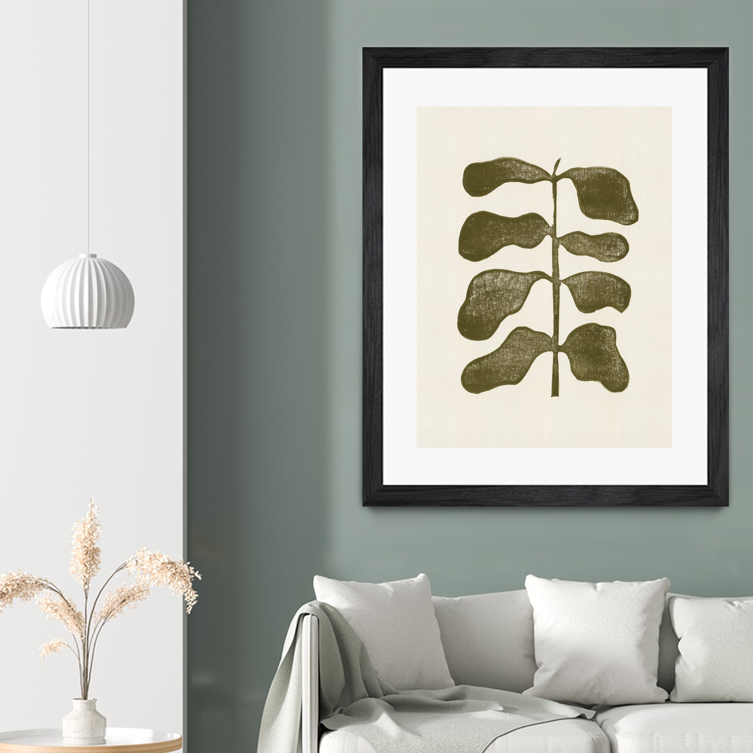 Linocut Plant by Alisa Galitsyna on GIANT ART - 7143 illustration