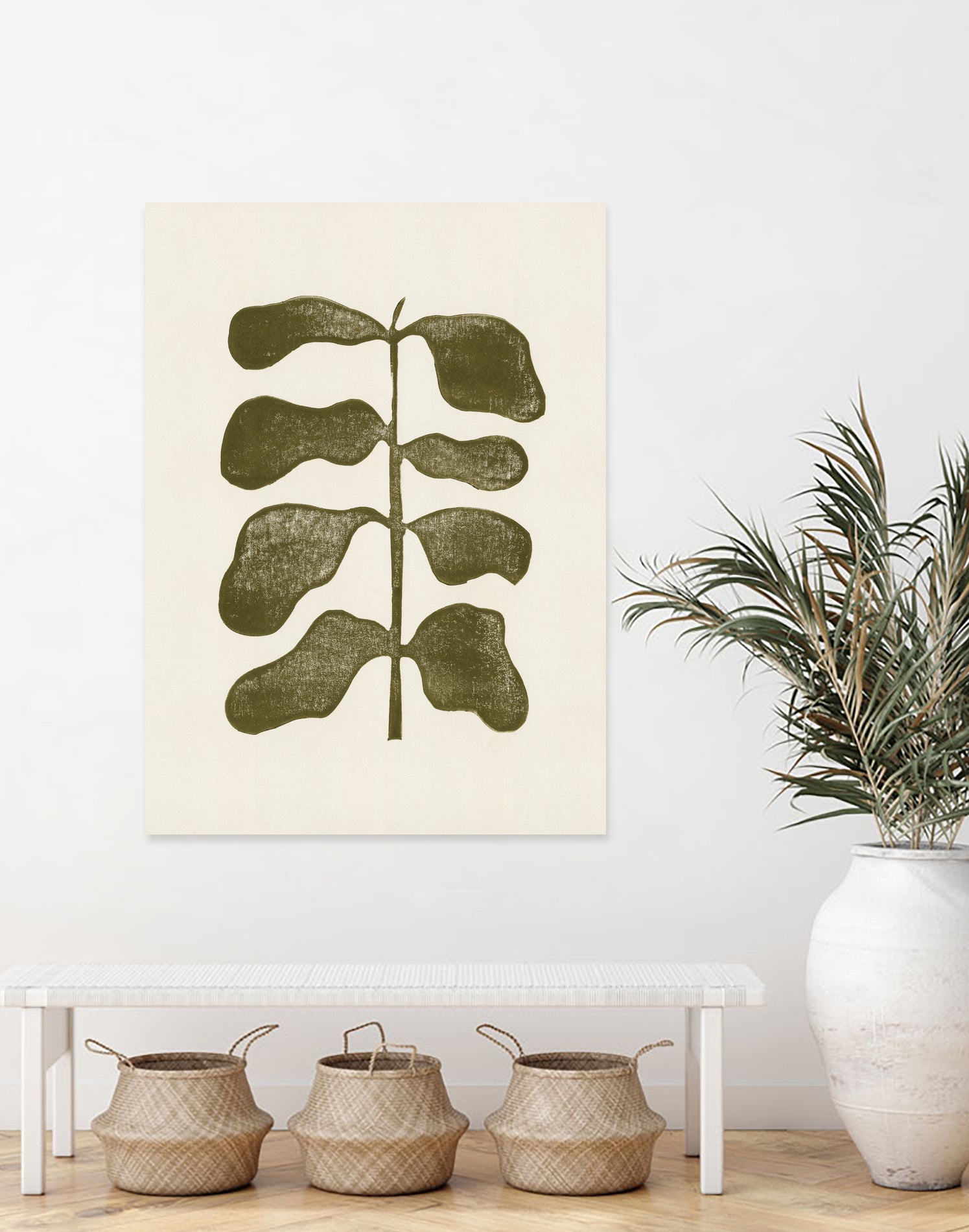 Linocut Plant by Alisa Galitsyna on GIANT ART - 7143 illustration