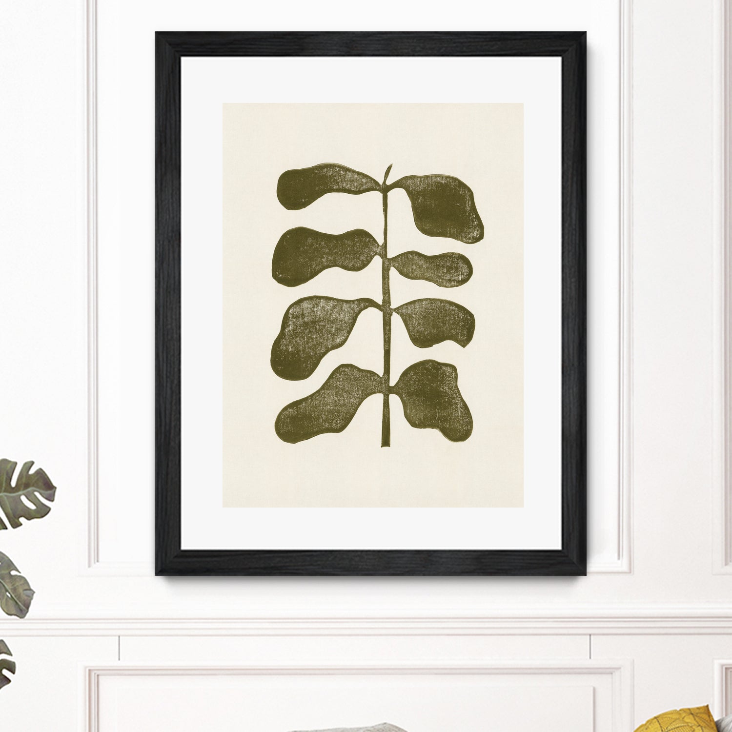 Linocut Plant by Alisa Galitsyna on GIANT ART - 7143 illustration