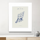 Filles de la mer n.2 - La conchiglia by Giulia Mora on GIANT ART - blue costal  mora