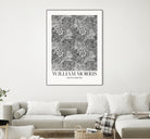 Marigold Monochrome by William Morris on GIANT ART - william morris flowers and plants william morris