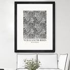 Marigold Monochrome by William Morris on GIANT ART - william morris flowers and plants william morris