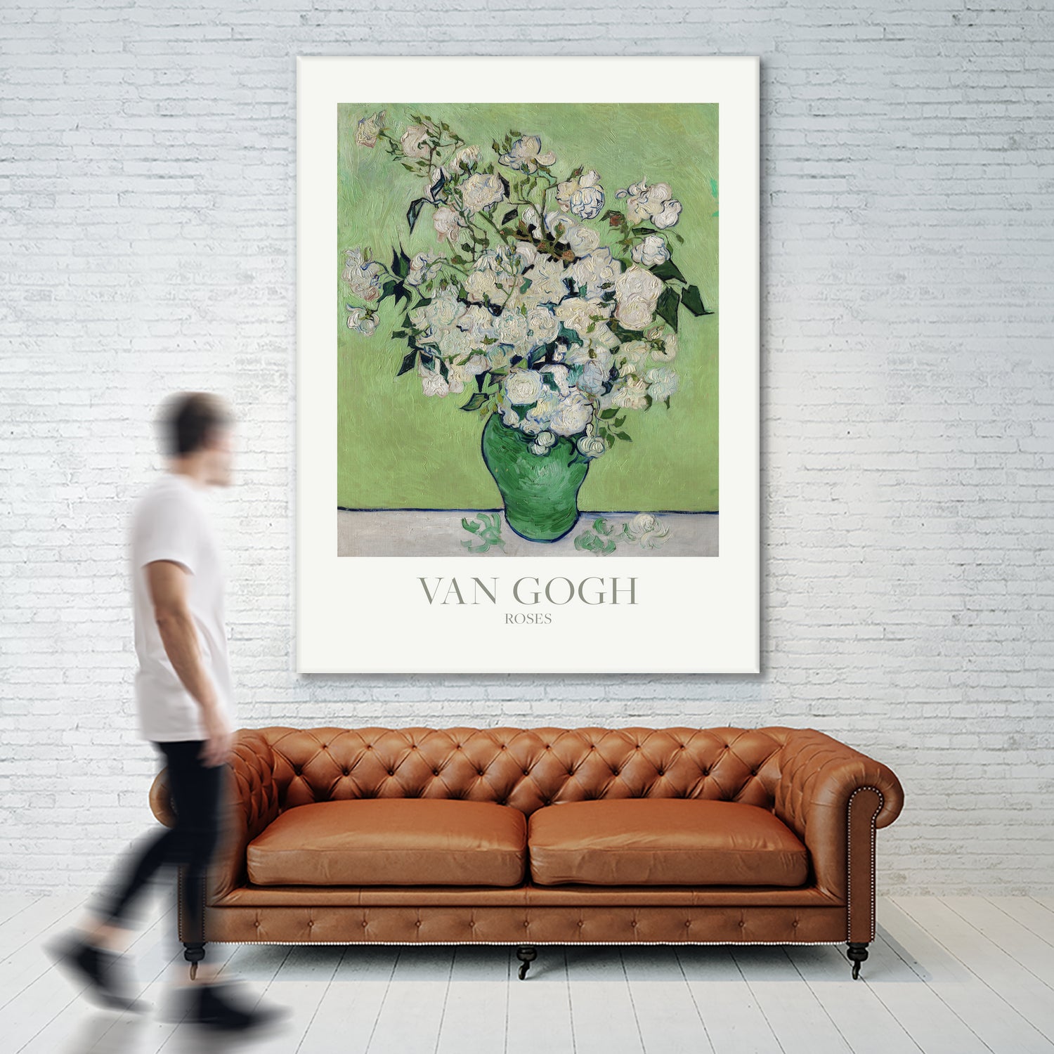 Roses by Vincent Van Gogh on GIANT ART - van gogh paintings van gogh