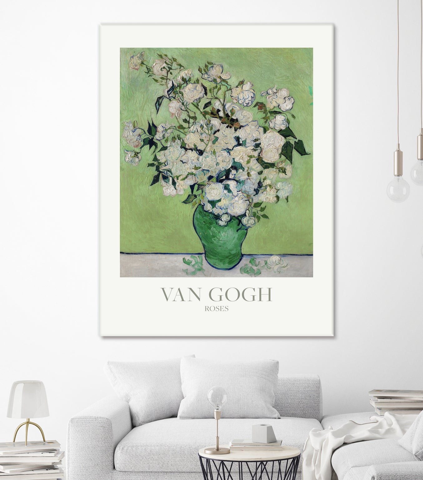 Roses by Vincent Van Gogh on GIANT ART - van gogh paintings van gogh
