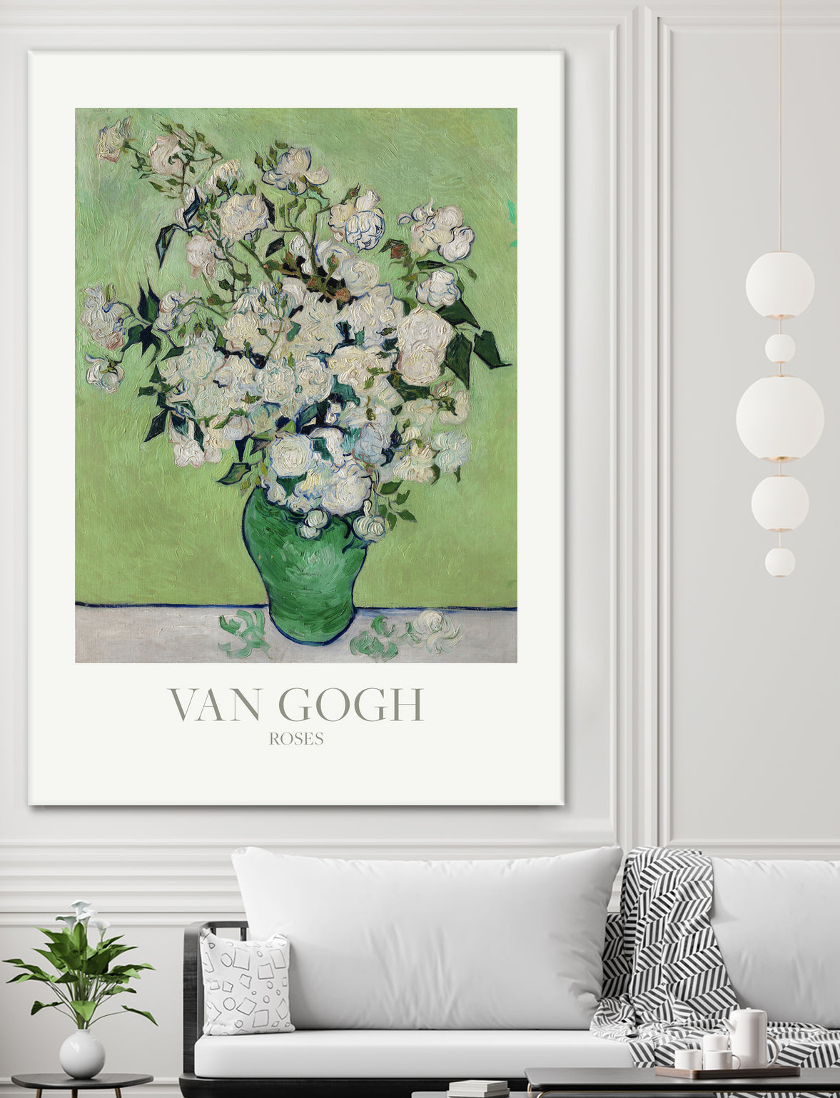 Roses by Vincent Van Gogh on GIANT ART - van gogh paintings van gogh
