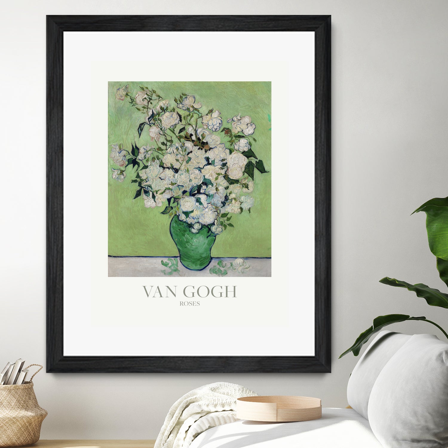 Roses by Vincent Van Gogh on GIANT ART - van gogh paintings van gogh