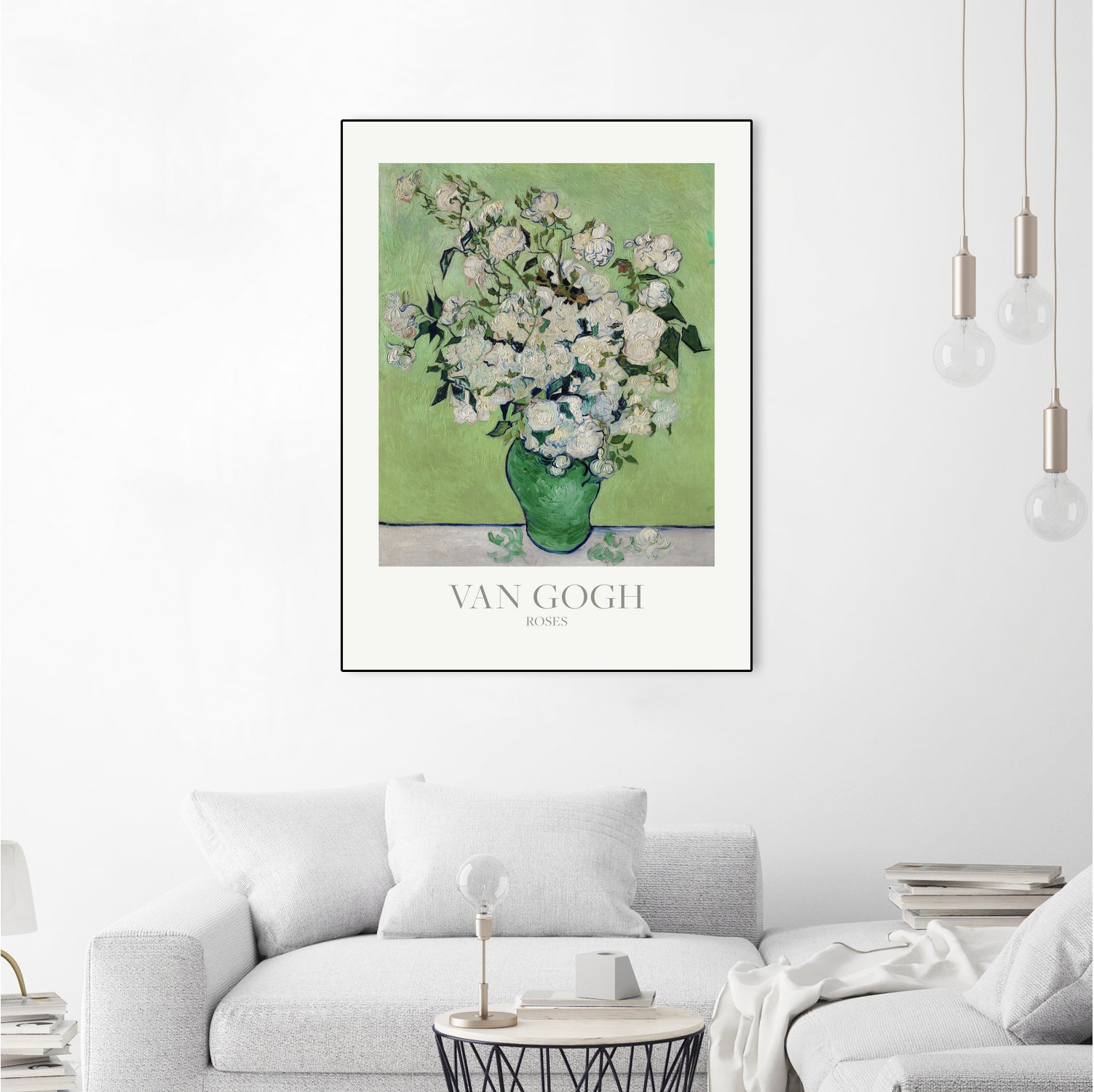 Roses by Vincent Van Gogh on GIANT ART - van gogh paintings van gogh