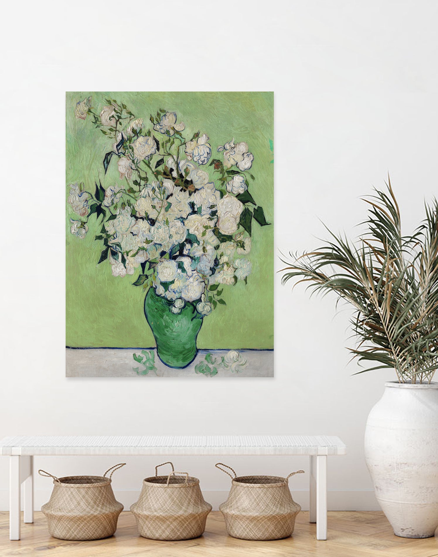 Roses by Vincent Van Gogh on GIANT ART - vincent van gogh paintings vincent van gogh