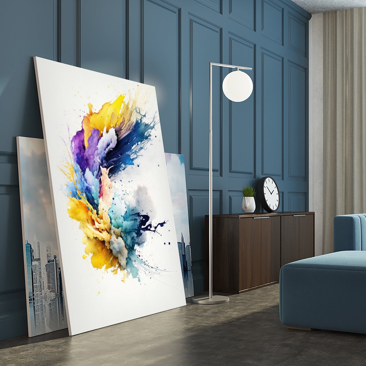 Mystic Fluidity by Mauro on GIANT ART - watercolors illustration watercolors