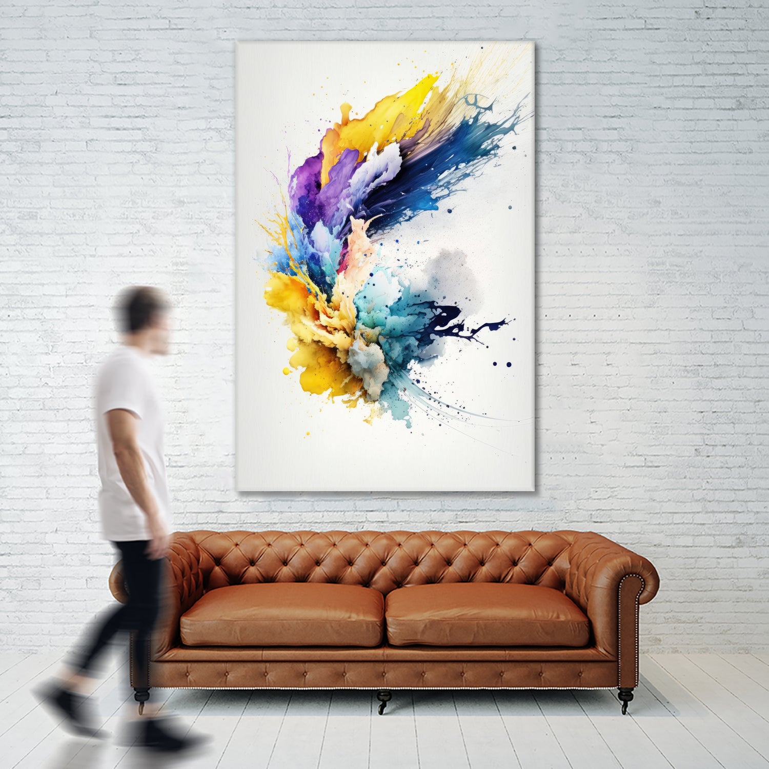 Mystic Fluidity by Mauro on GIANT ART - watercolors illustration watercolors