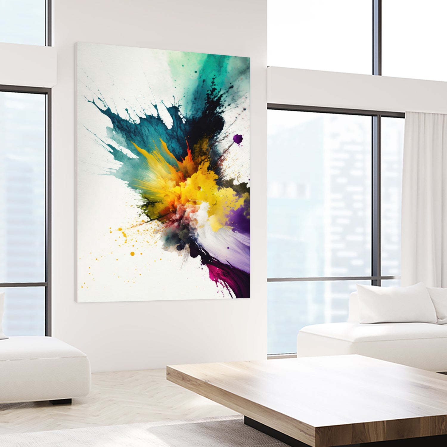 Chromatic Chaos by Mauro on GIANT ART - vibrant artwork illustration vibrant artwork