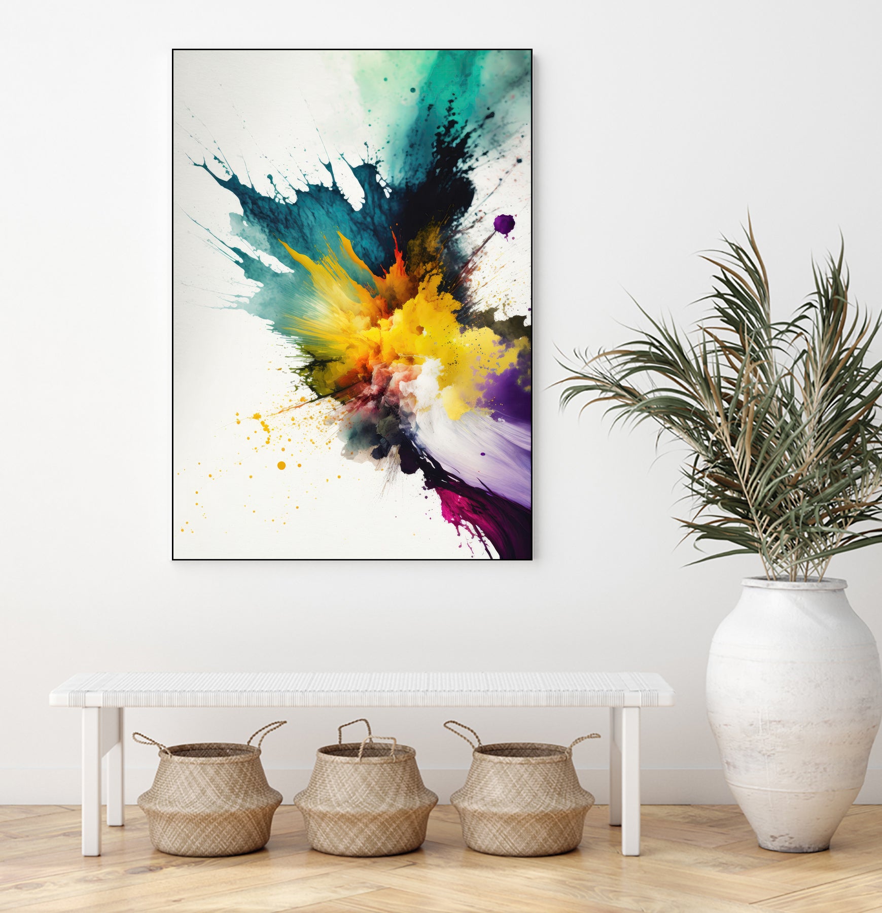 Chromatic Chaos by Mauro on GIANT ART - vibrant artwork illustration vibrant artwork