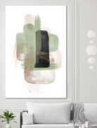 Simple Green-3 by Sally Ann Moss on GIANT ART - geometric geometric geometric