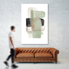 Simple Green-1 by Sally Ann Moss on GIANT ART - abstract geometric abstract