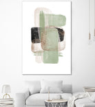 Simple Green-1 by Sally Ann Moss on GIANT ART - abstract geometric abstract
