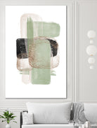 Simple Green-1 by Sally Ann Moss on GIANT ART - abstract geometric abstract