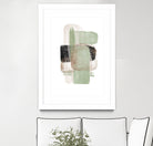 Simple Green-1 by Sally Ann Moss on GIANT ART - abstract geometric abstract