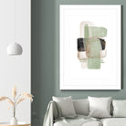 Simple Green-1 by Sally Ann Moss on GIANT ART - abstract geometric abstract