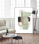 Simple Green-1 by Sally Ann Moss on GIANT ART - abstract geometric abstract