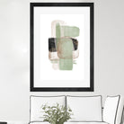 Simple Green-1 by Sally Ann Moss on GIANT ART - abstract geometric abstract