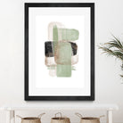 Simple Green-1 by Sally Ann Moss on GIANT ART - abstract geometric abstract