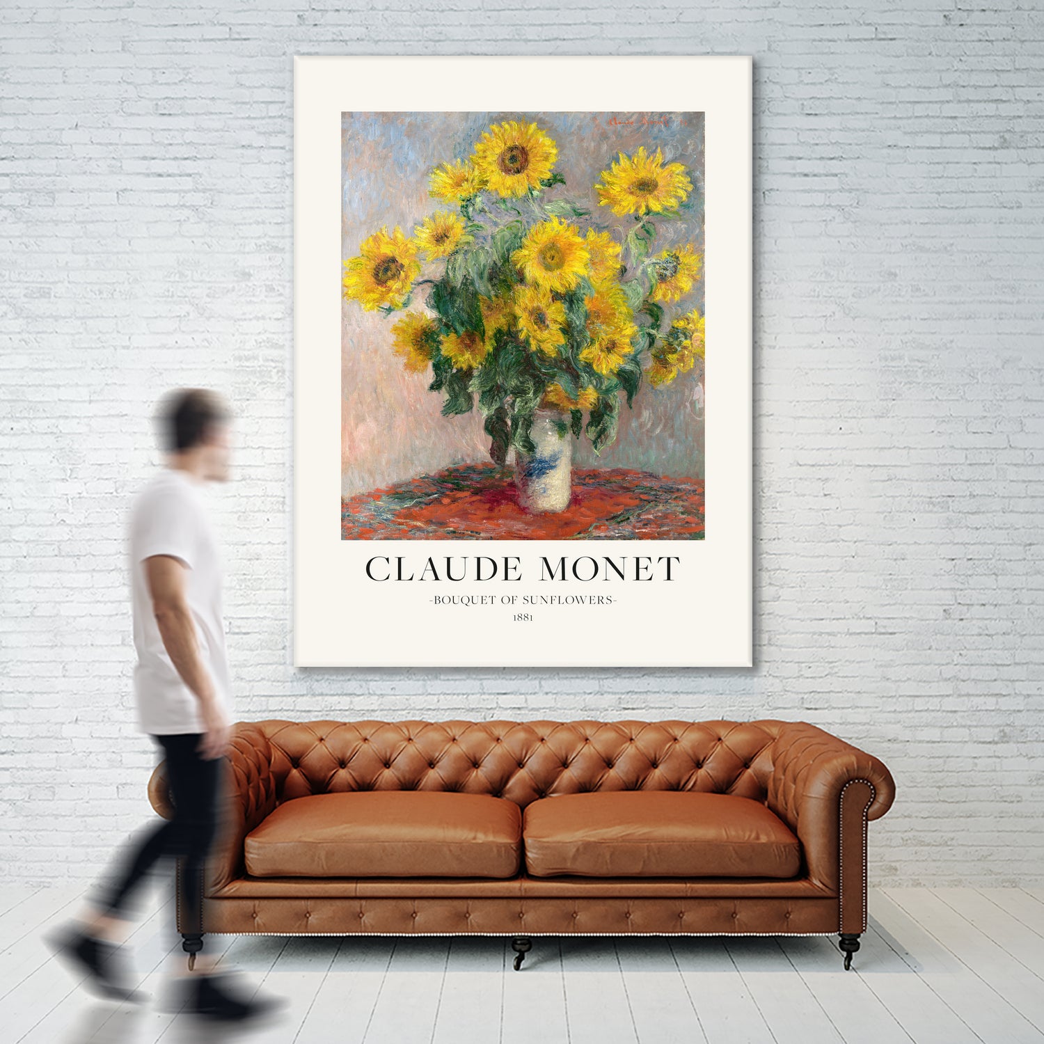 Bouquet Of Sunflowers by Claude Monet on GIANT ART - claude monet paintings claude monet