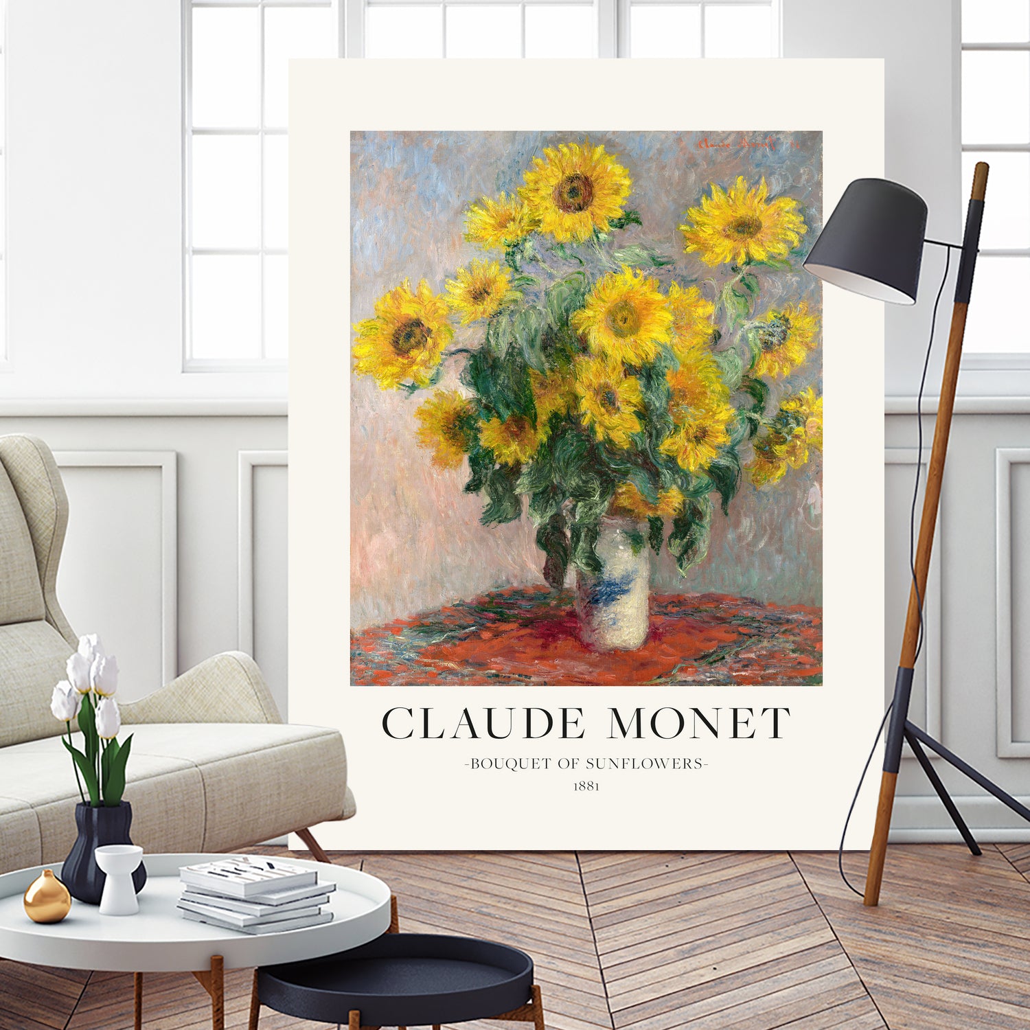 Bouquet Of Sunflowers by Claude Monet on GIANT ART - claude monet paintings claude monet