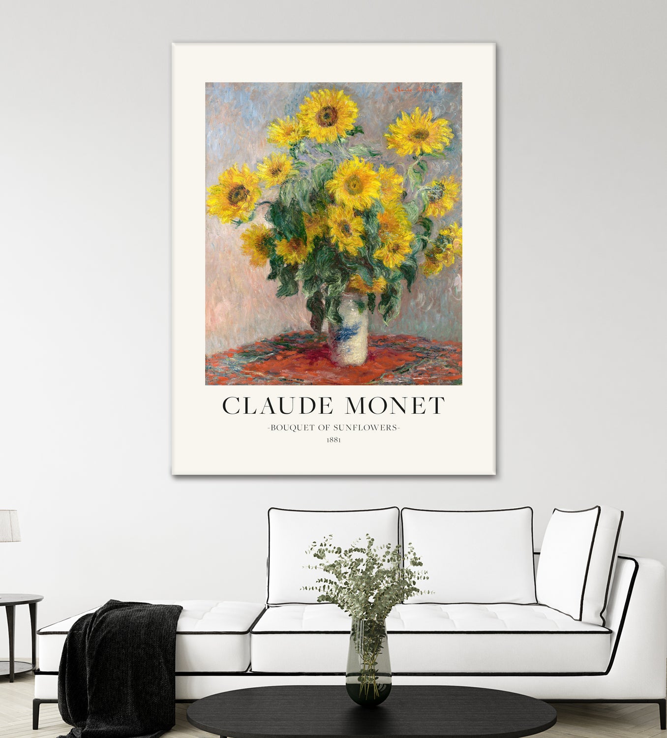 Bouquet Of Sunflowers by Claude Monet on GIANT ART - claude monet paintings claude monet