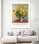 Bouquet Of Sunflowers by Claude Monet on GIANT ART - claude monet paintings claude monet