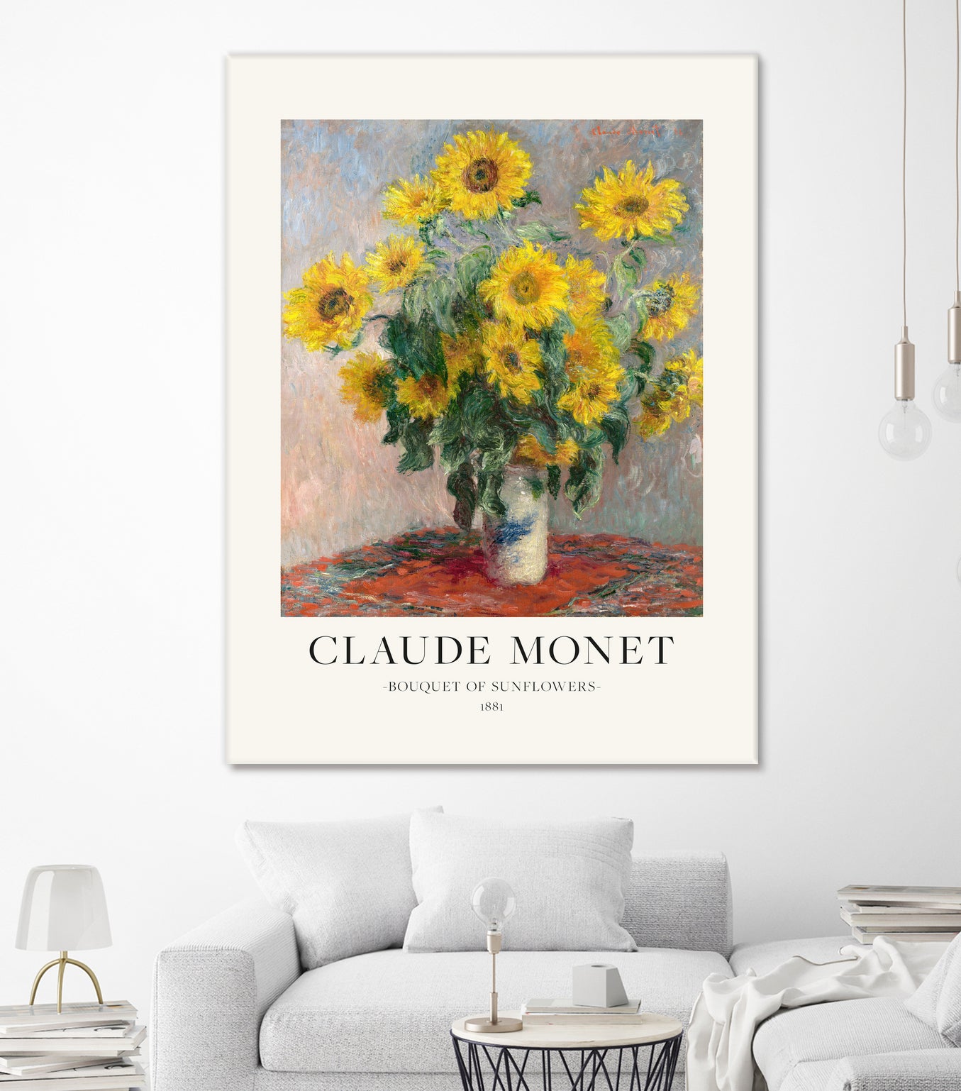Bouquet Of Sunflowers by Claude Monet on GIANT ART - claude monet paintings claude monet