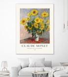 Bouquet Of Sunflowers by Claude Monet on GIANT ART - claude monet paintings claude monet
