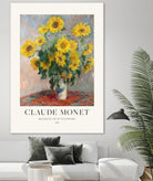 Bouquet Of Sunflowers by Claude Monet on GIANT ART - claude monet paintings claude monet