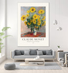 Bouquet Of Sunflowers by Claude Monet on GIANT ART - claude monet paintings claude monet