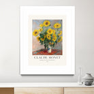 Bouquet Of Sunflowers by Claude Monet on GIANT ART - claude monet paintings claude monet