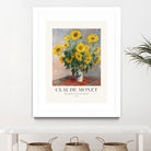 Bouquet Of Sunflowers by Claude Monet on GIANT ART - claude monet paintings claude monet