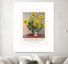 Bouquet Of Sunflowers by Claude Monet on GIANT ART - claude monet paintings claude monet