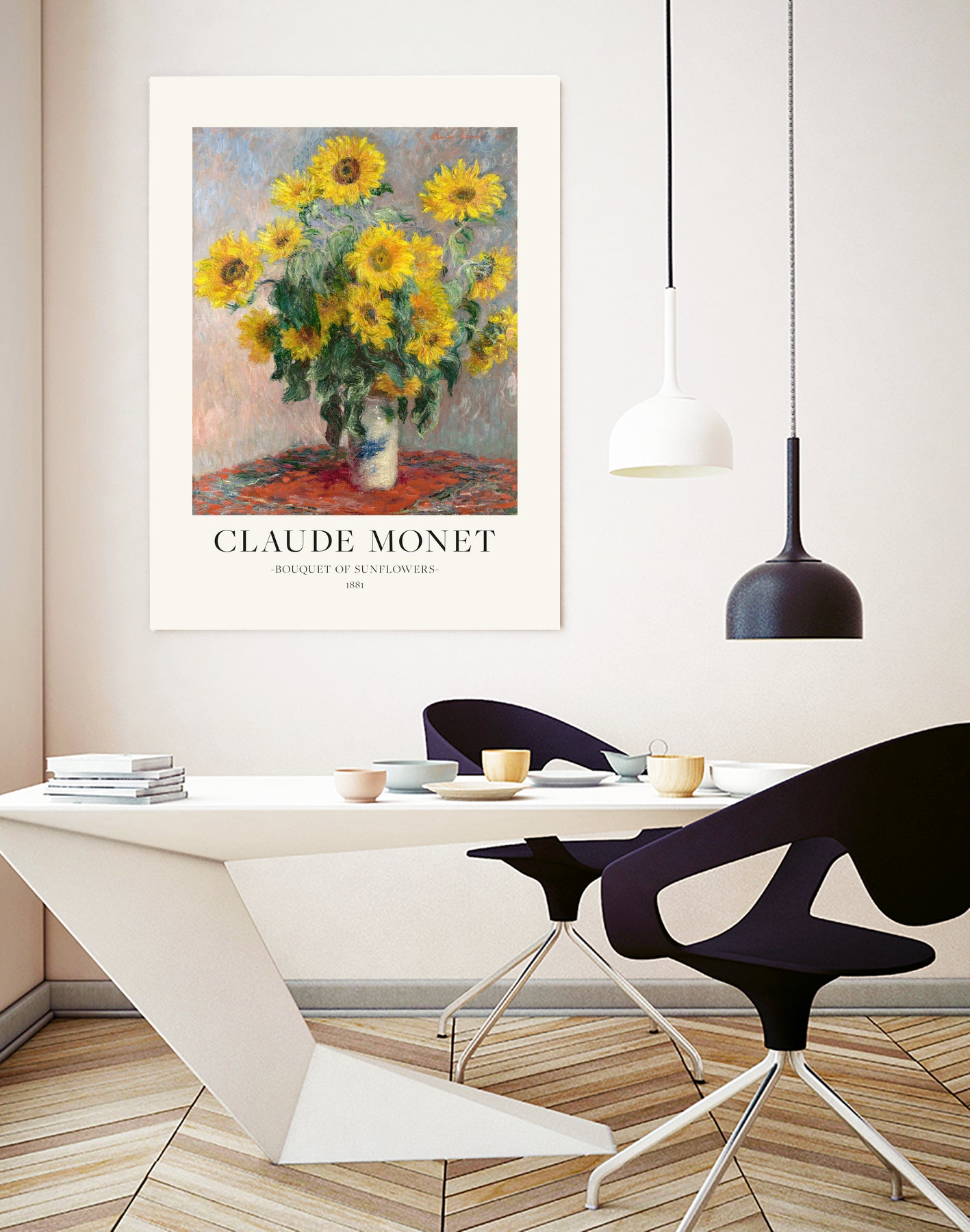 Bouquet Of Sunflowers by Claude Monet on GIANT ART - claude monet paintings claude monet