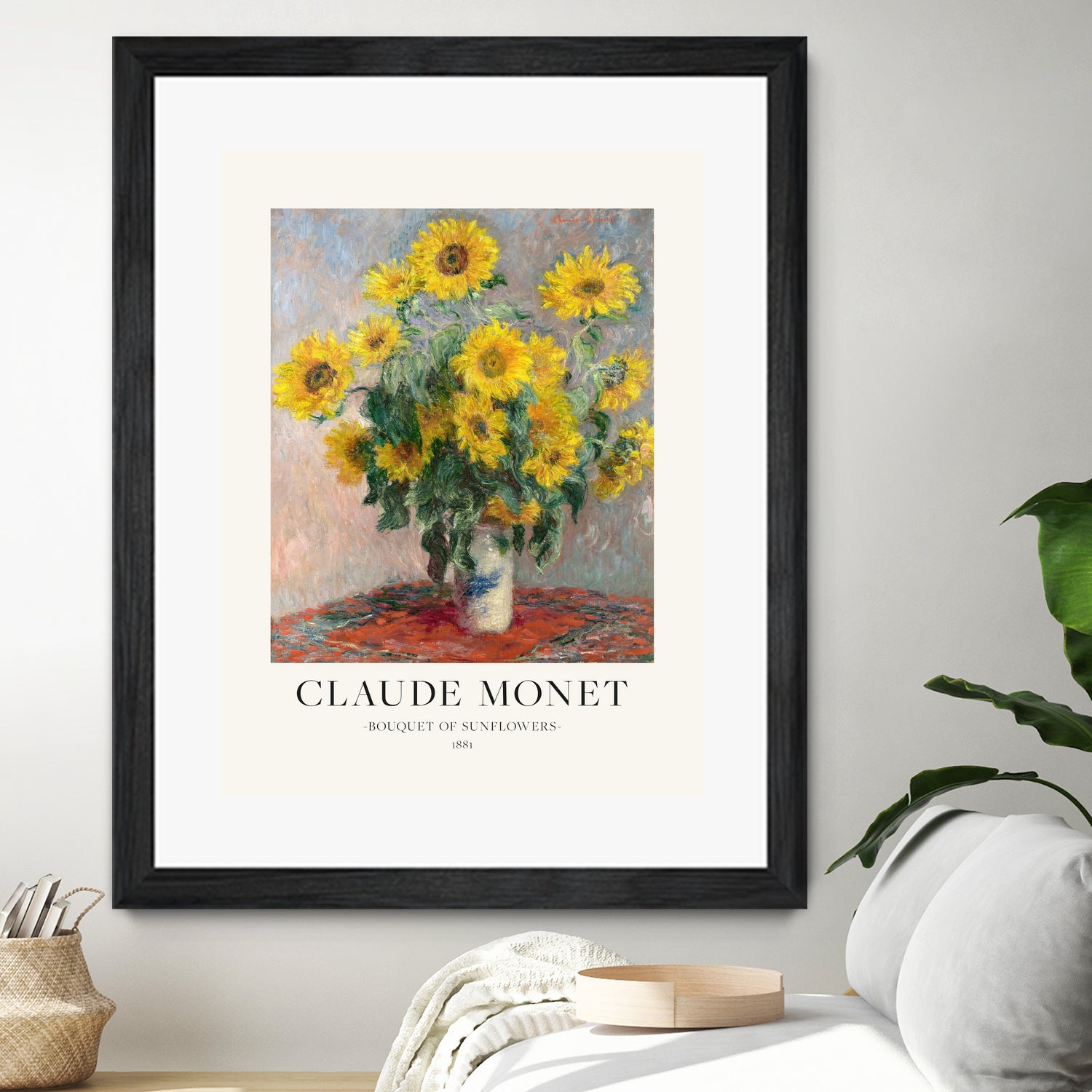 Bouquet Of Sunflowers by Claude Monet on GIANT ART - claude monet paintings claude monet