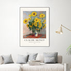 Bouquet Of Sunflowers by Claude Monet on GIANT ART - claude monet paintings claude monet