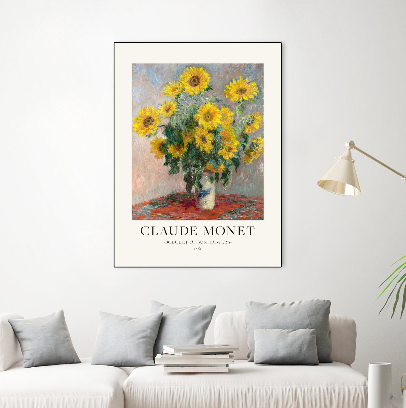 Bouquet Of Sunflowers by Claude Monet on GIANT ART - claude monet paintings claude monet