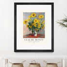 Bouquet Of Sunflowers by Claude Monet on GIANT ART - claude monet paintings claude monet