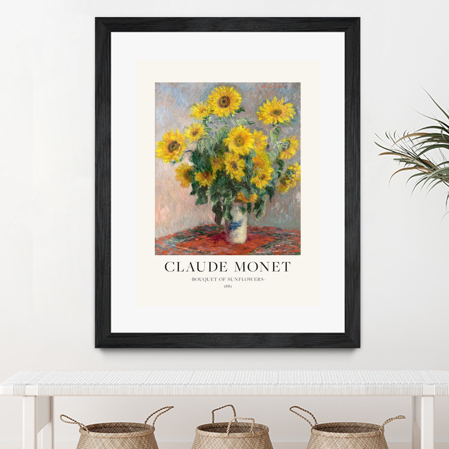Bouquet Of Sunflowers by Claude Monet on GIANT ART - claude monet paintings claude monet