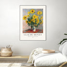 Bouquet Of Sunflowers by Claude Monet on GIANT ART - claude monet paintings claude monet