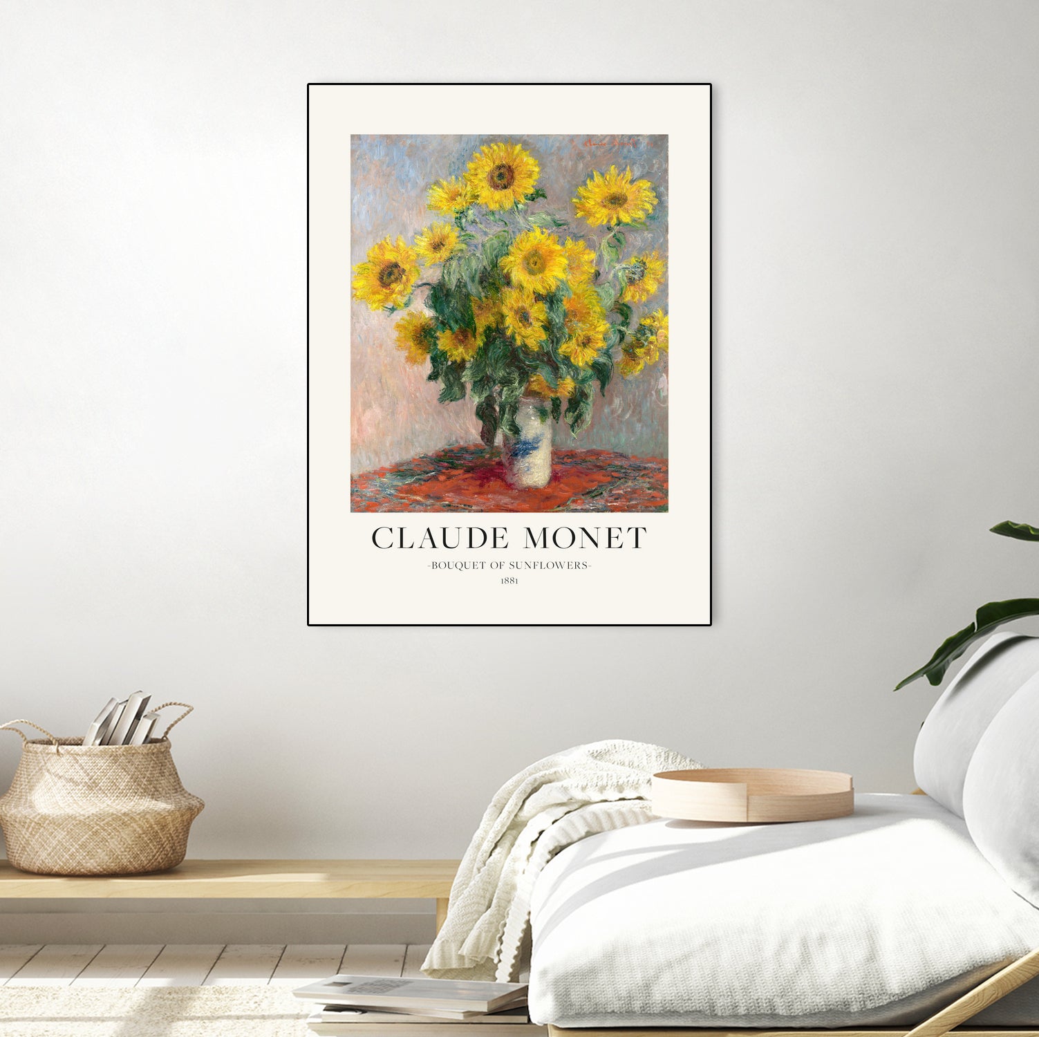 Bouquet Of Sunflowers by Claude Monet on GIANT ART - claude monet paintings claude monet
