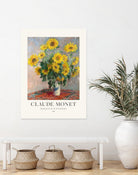 Bouquet Of Sunflowers by Claude Monet on GIANT ART - claude monet paintings claude monet