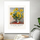 Bouquet Of Sunflowers by Claude Monet on GIANT ART - claude monet paintings claude monet