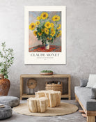 Bouquet Of Sunflowers by Claude Monet on GIANT ART - claude monet paintings claude monet