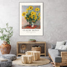 Bouquet Of Sunflowers by Claude Monet on GIANT ART - claude monet paintings claude monet