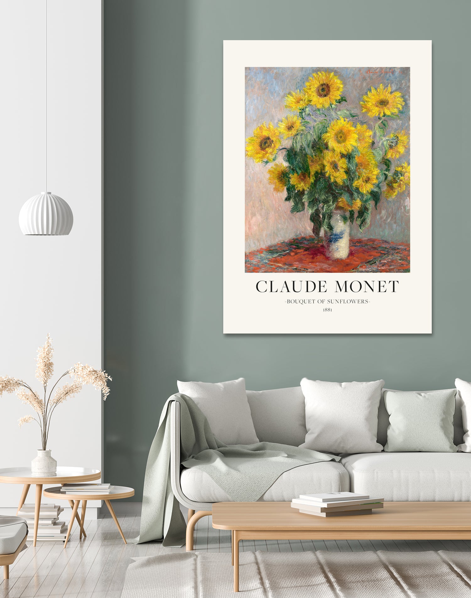 Bouquet Of Sunflowers by Claude Monet on GIANT ART - claude monet paintings claude monet